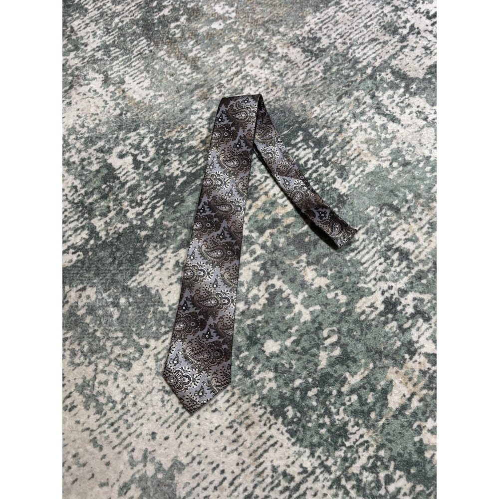 Pronto Uomo Paisley Neck Tie 100% Silk